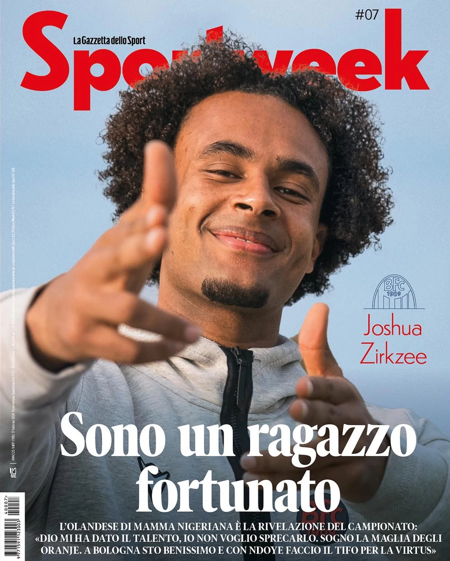 anteprima della prima pagina di sportweek-la-gazzetta-dello-sport del 16/02/2024