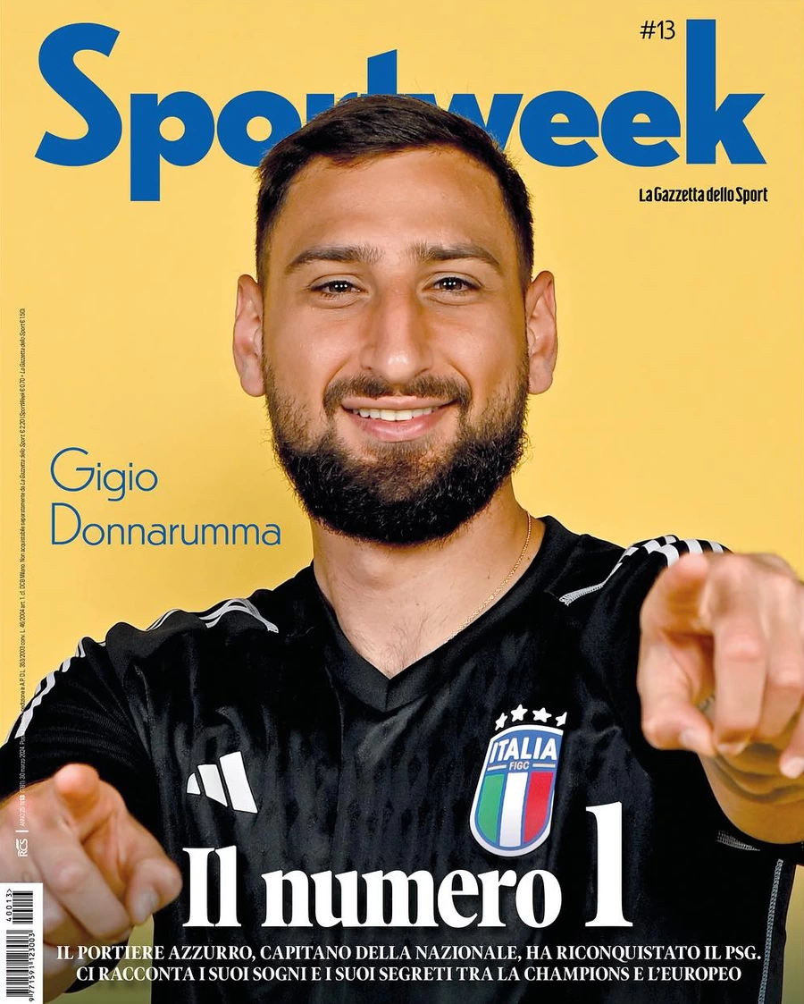 anteprima della prima pagina di sportweek-la-gazzetta-dello-sport del 29/03/2024