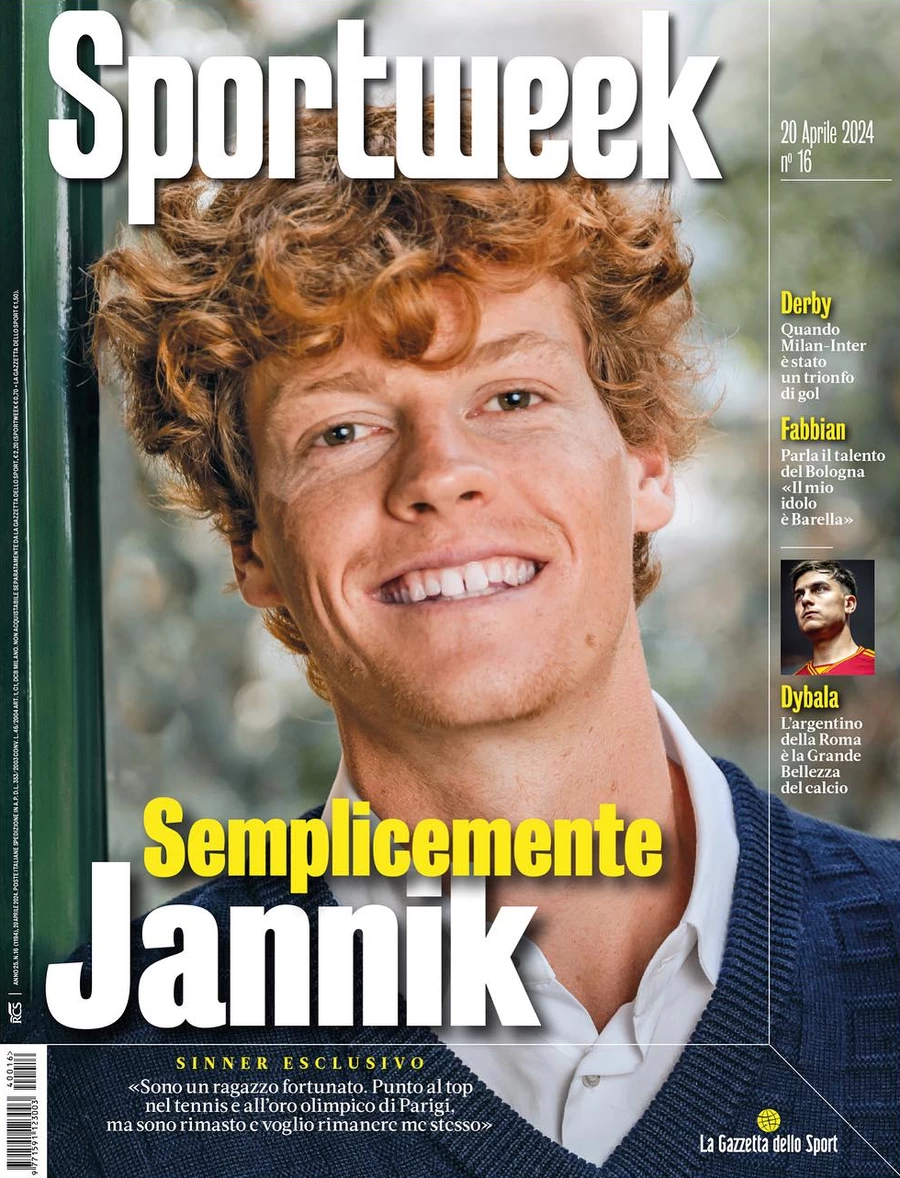 anteprima della prima pagina di sportweek-la-gazzetta-dello-sport del 19/04/2024