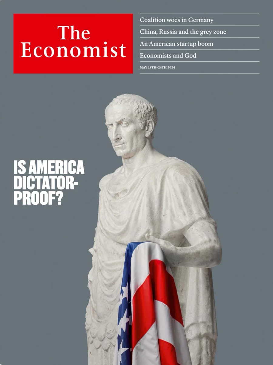 anteprima della prima pagina di The Economist