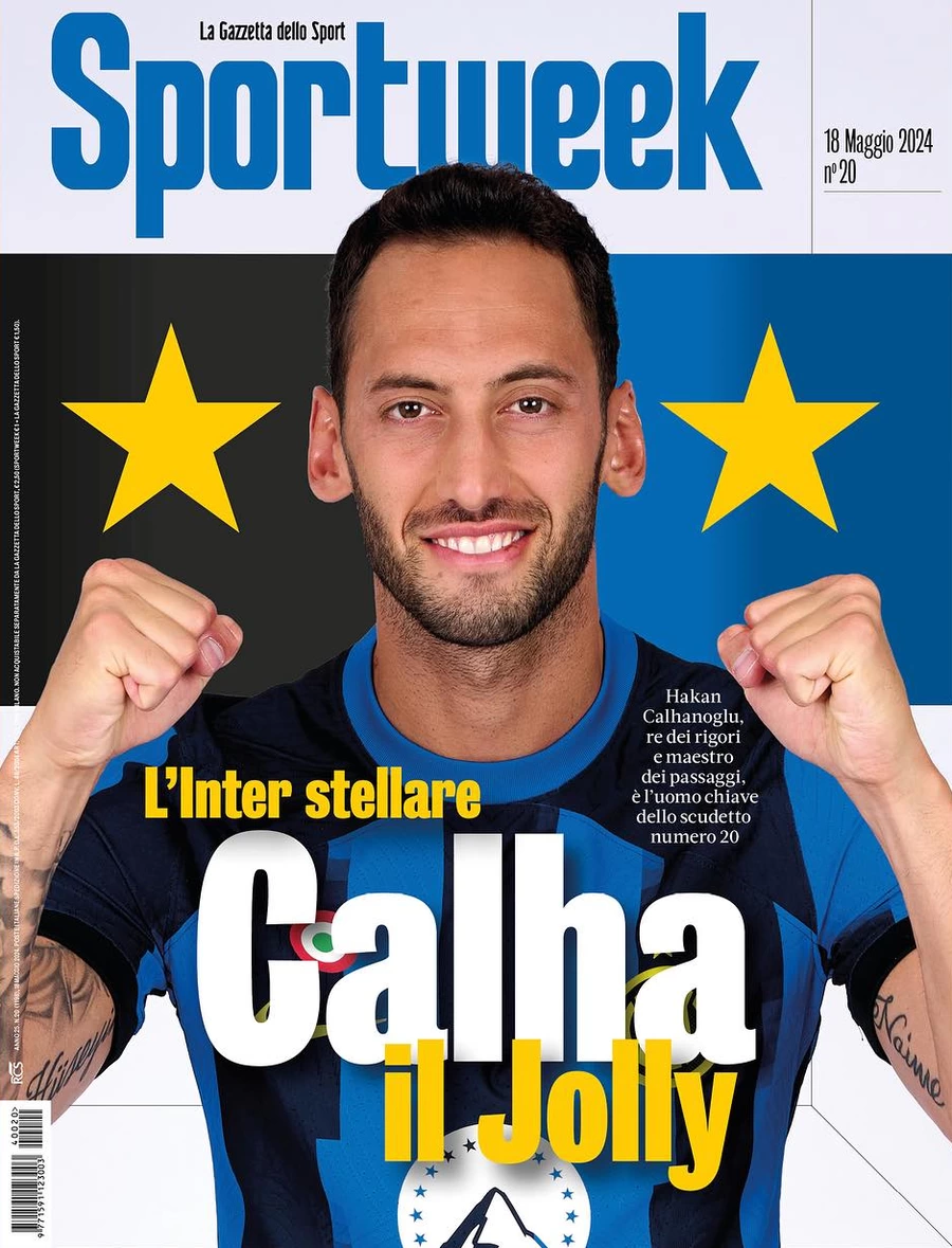 anteprima della prima pagina di sportweek-la-gazzetta-dello-sport del 18/05/2024