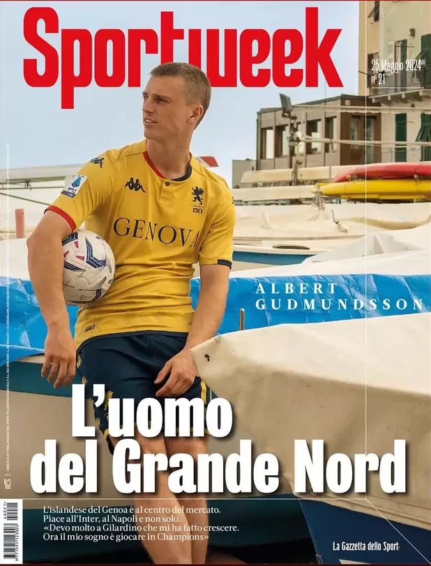 anteprima della prima pagina di sportweek-la-gazzetta-dello-sport del 25/05/2024