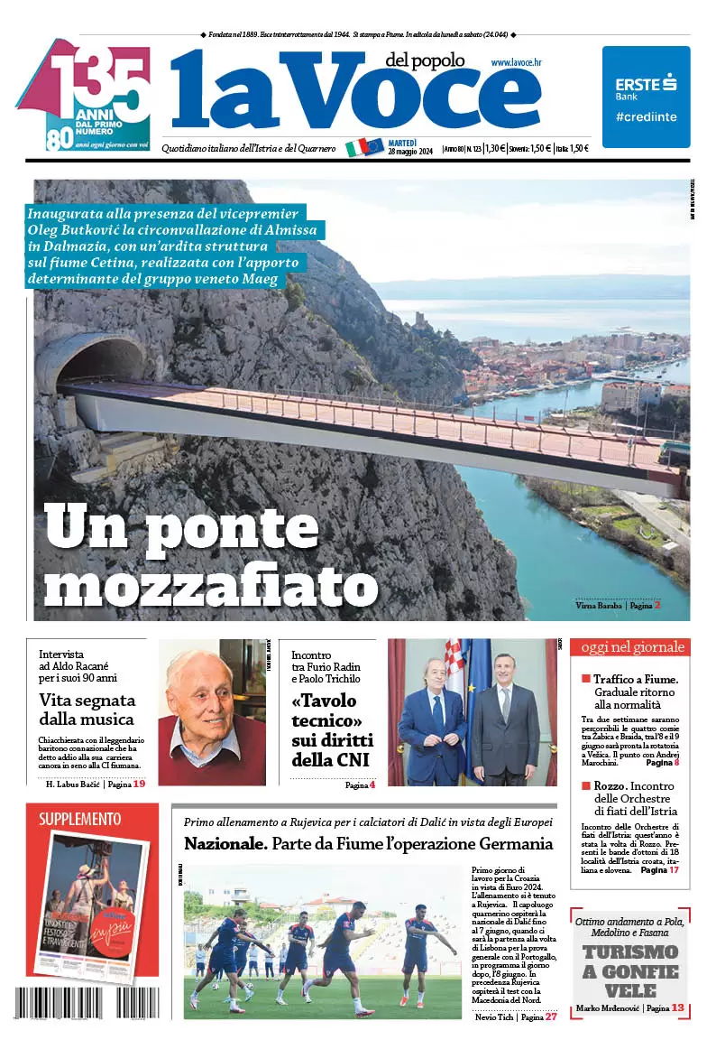 anteprima della prima pagina di la-voce-del-popolo del 28/05/2024