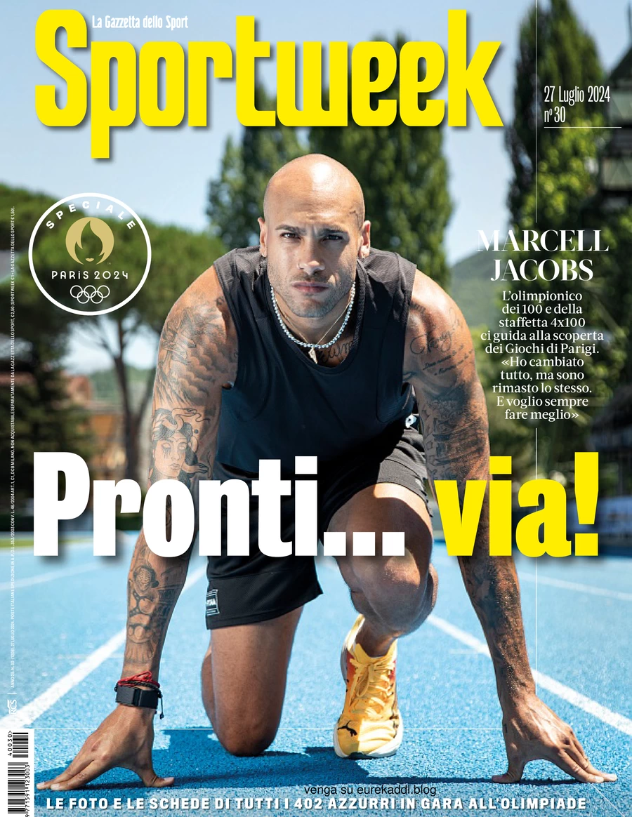 anteprima della prima pagina di sportweek-la-gazzetta-dello-sport del 27/07/2024