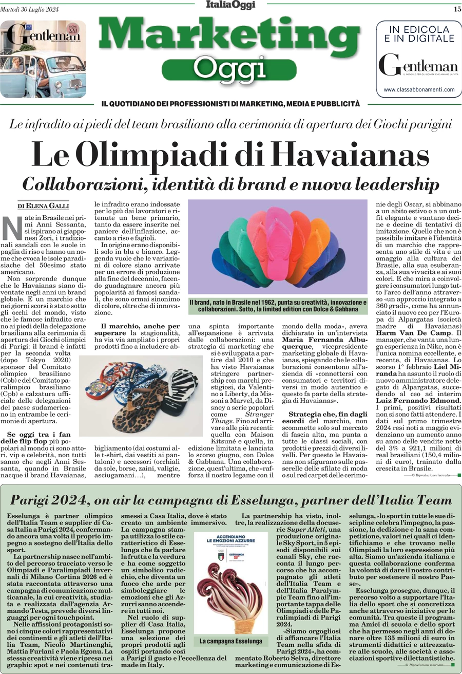 anteprima della prima pagina di marketing-oggi del 30/07/2024