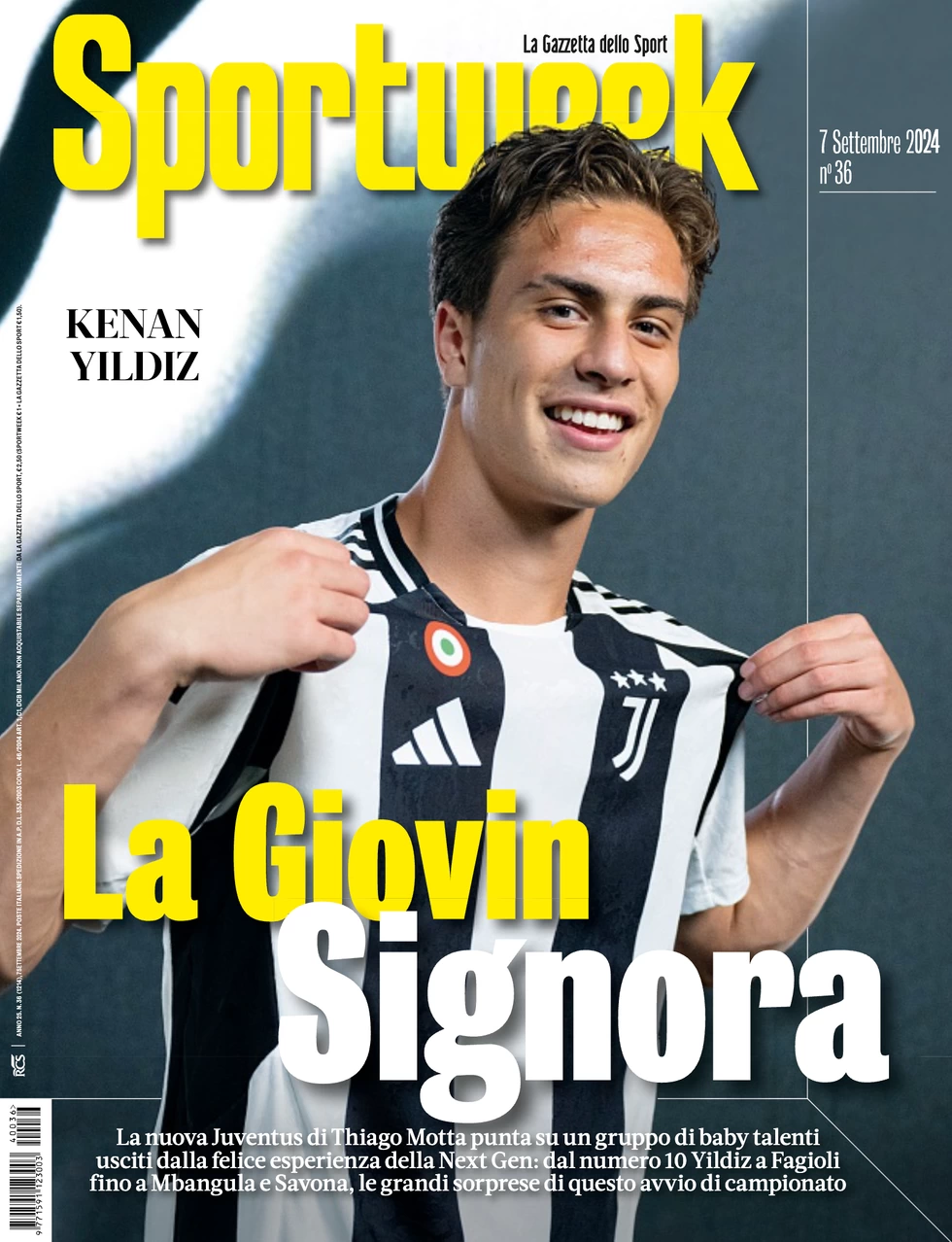 anteprima della prima pagina di sportweek-la-gazzetta-dello-sport del 07/09/2024