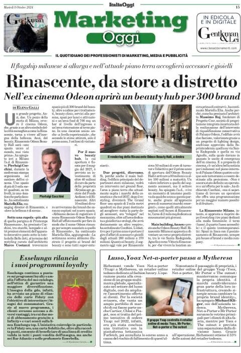 anteprima della prima pagina di marketing-oggi del 08/10/2024