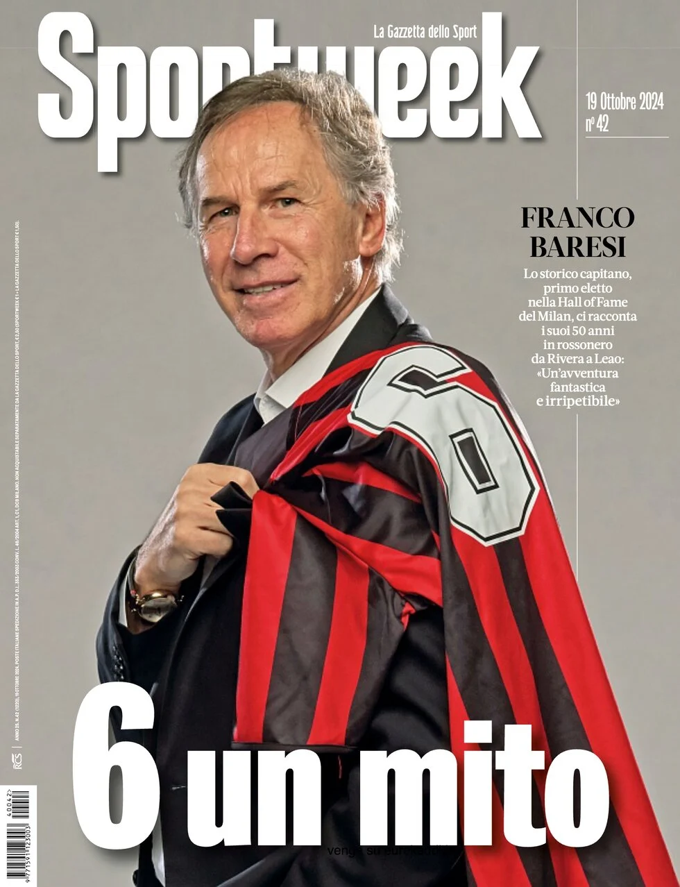 anteprima della prima pagina di sportweek-la-gazzetta-dello-sport del 19/10/2024