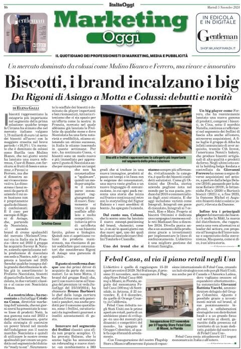 anteprima della prima pagina di marketing-oggi del 05/11/2024