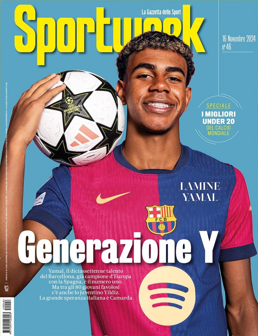 anteprima della prima pagina di sportweek-la-gazzetta-dello-sport del 15/11/2024