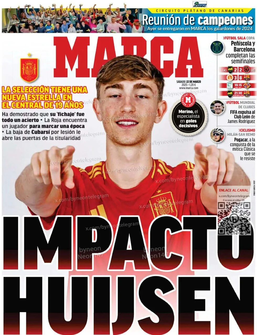anteprima della prima pagina di Marca