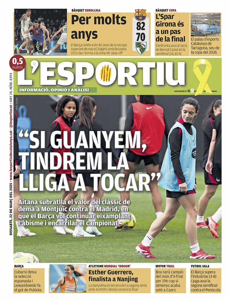 anteprima della prima pagina di L'Esportiu