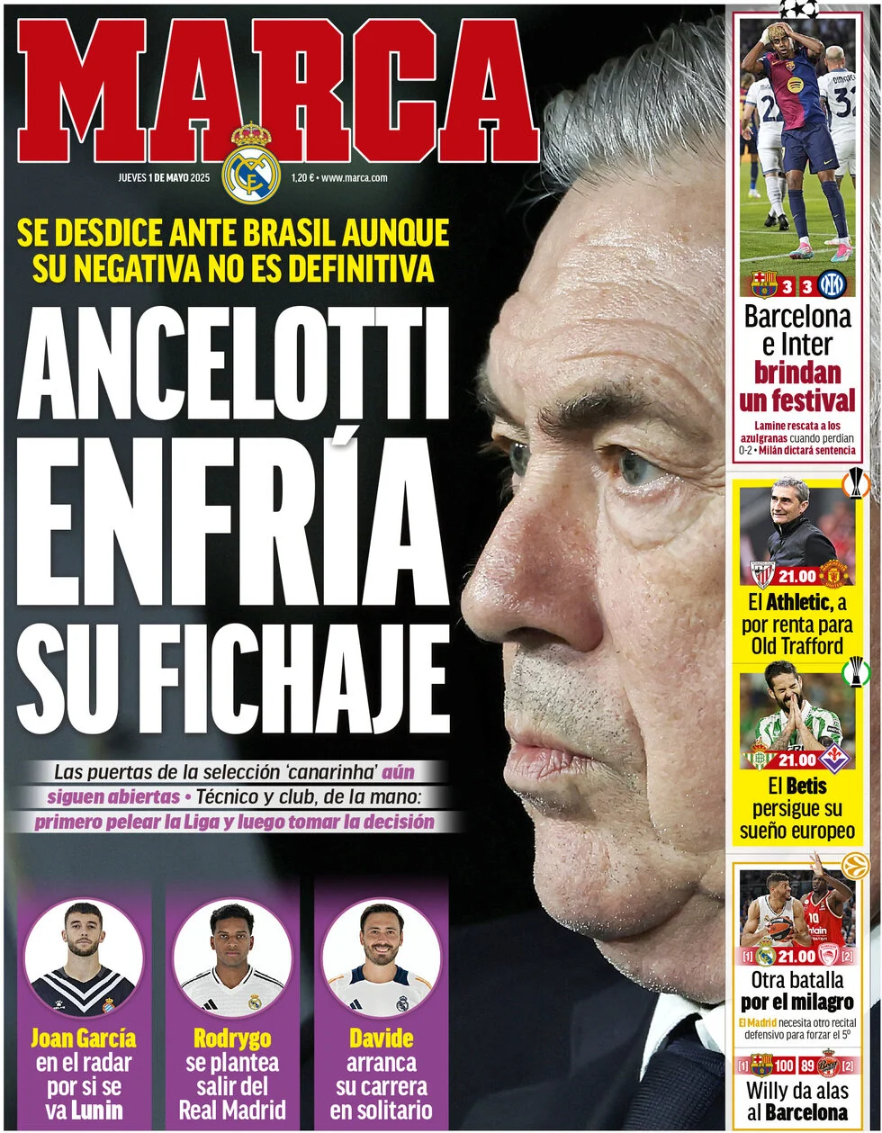 anteprima della prima pagina di Marca