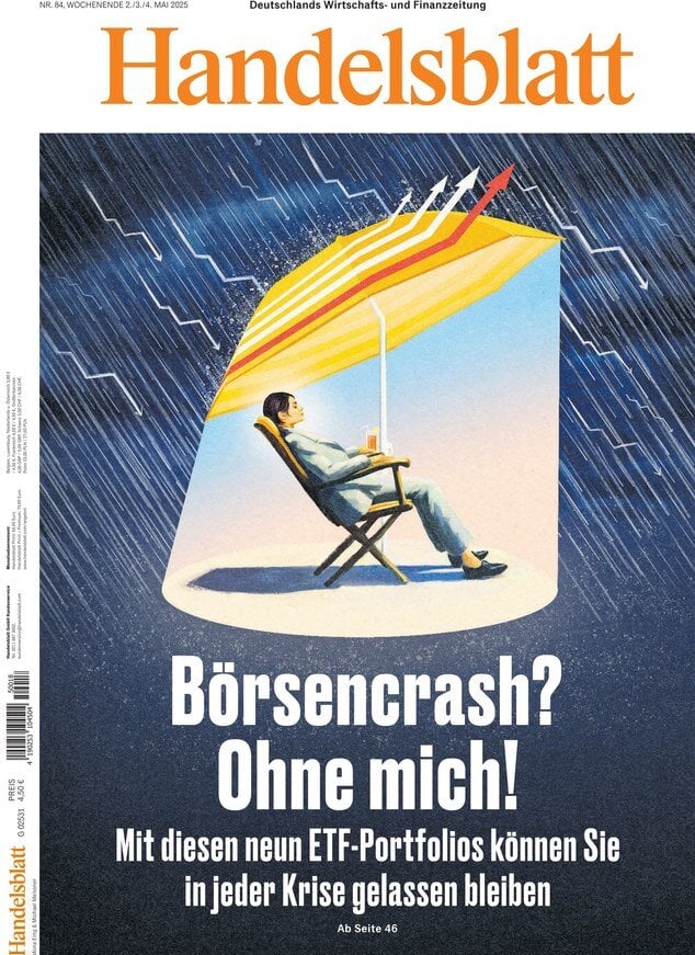 anteprima della prima pagina di Handelsblatt