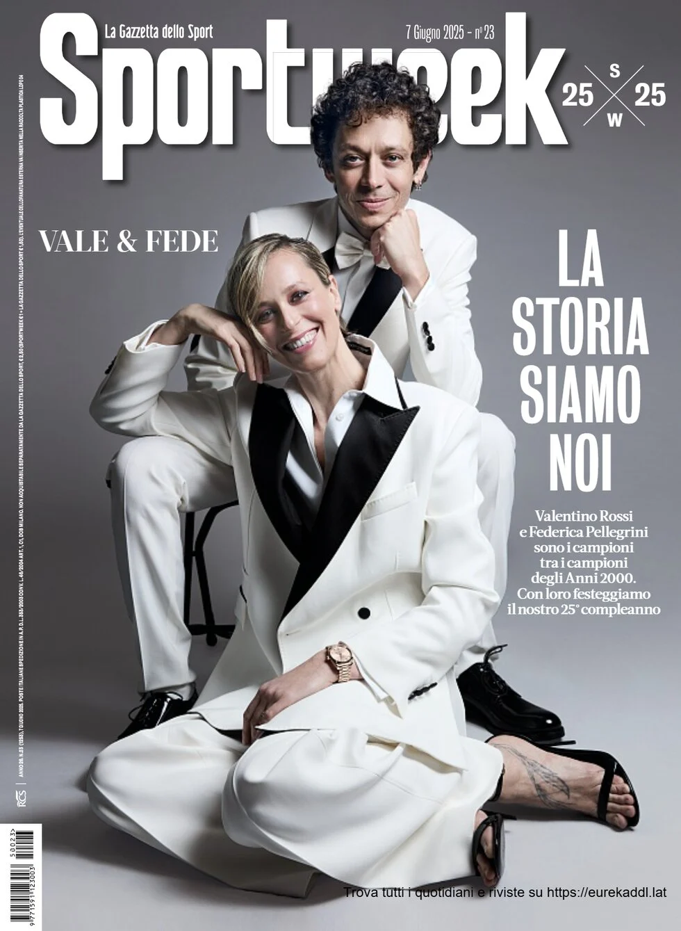 anteprima della prima pagina di sportweek-la-gazzetta-dello-sport del 07/06/2025