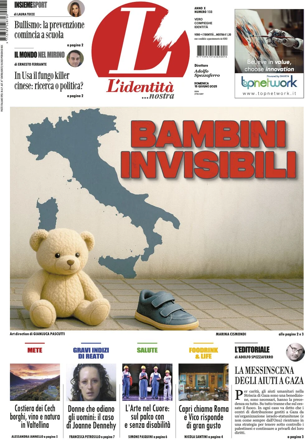 anteprima della prima pagina di L'Identità