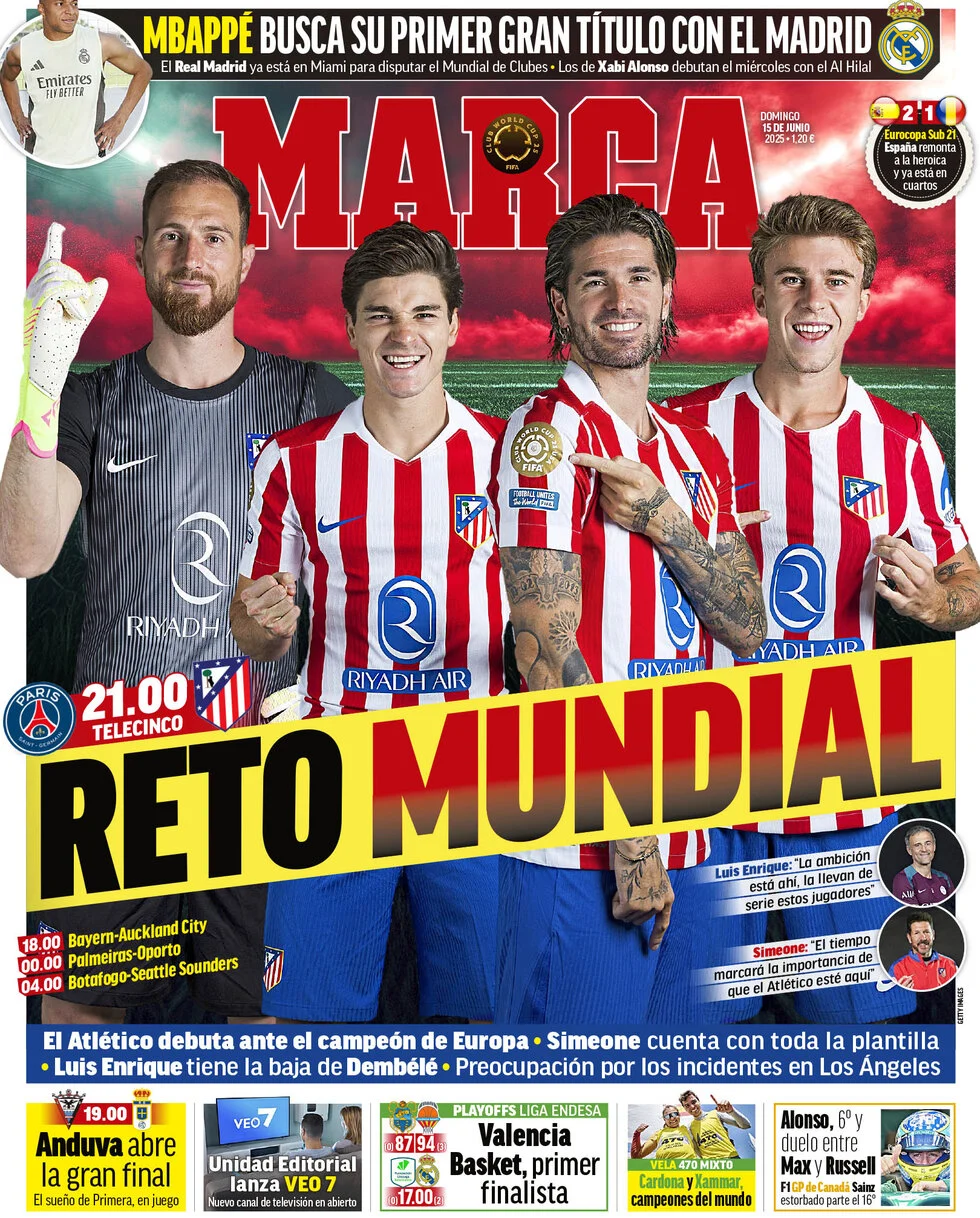 anteprima della prima pagina di Marca