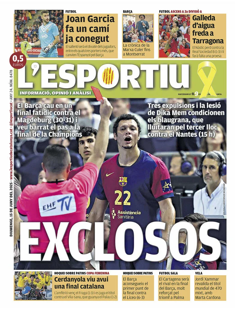 anteprima della prima pagina di L'Esportiu