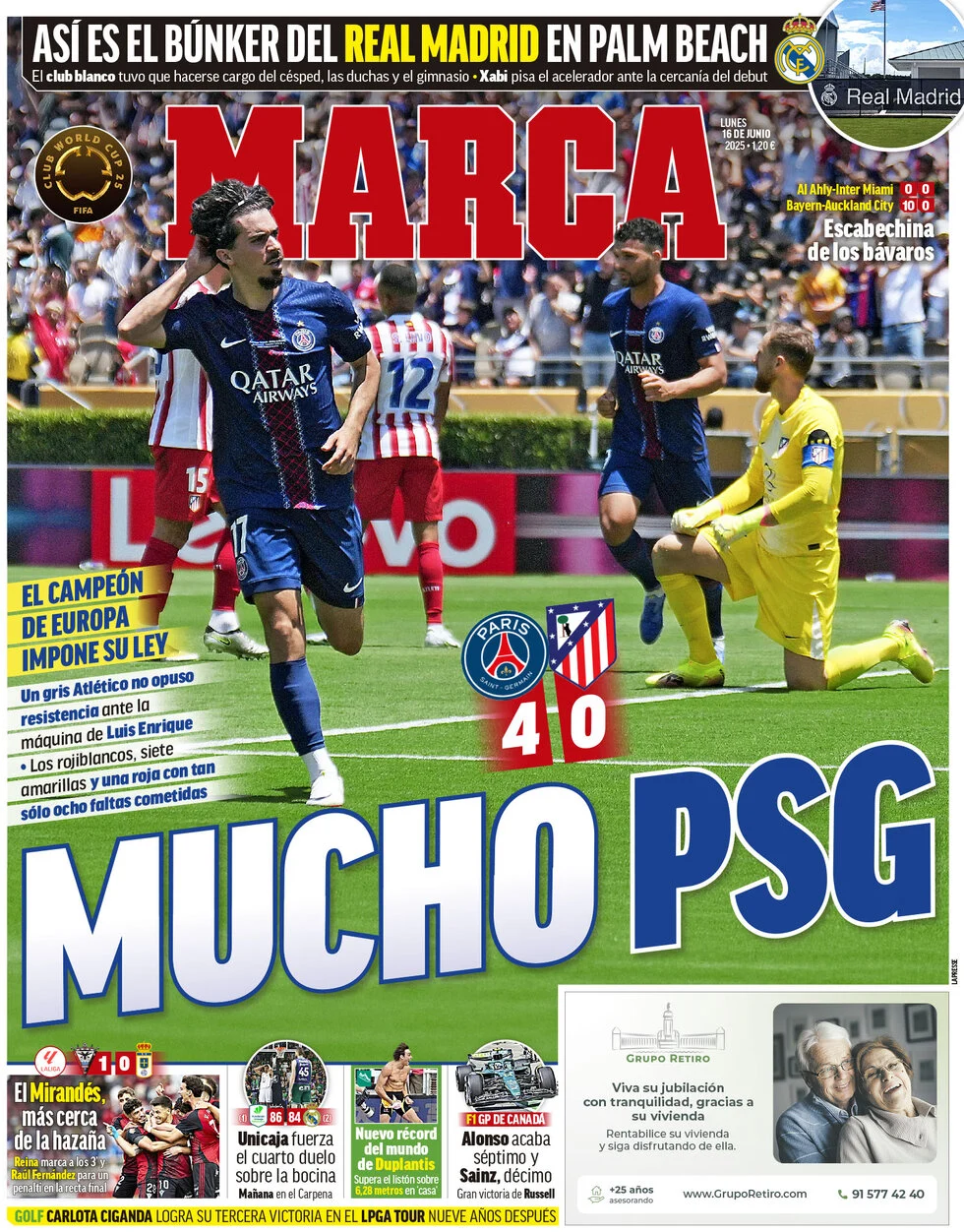 anteprima della prima pagina di Marca