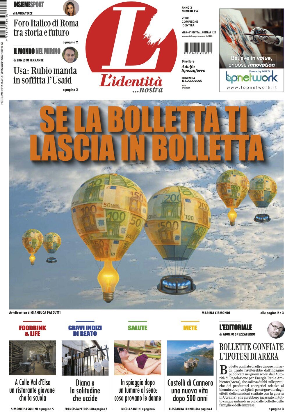 anteprima della prima pagina di L'Identità