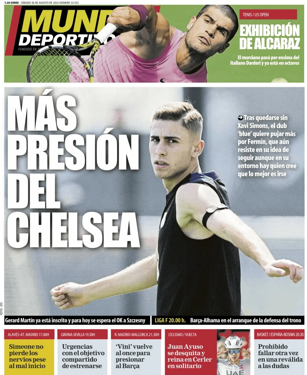 anteprima della prima pagina di Mundo Deportivo