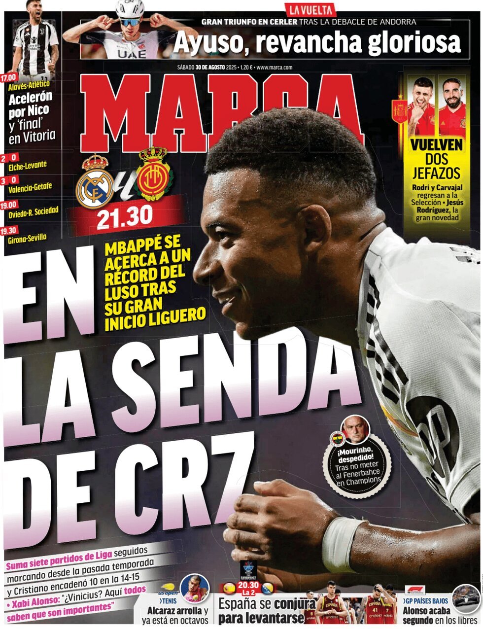 anteprima della prima pagina di Marca