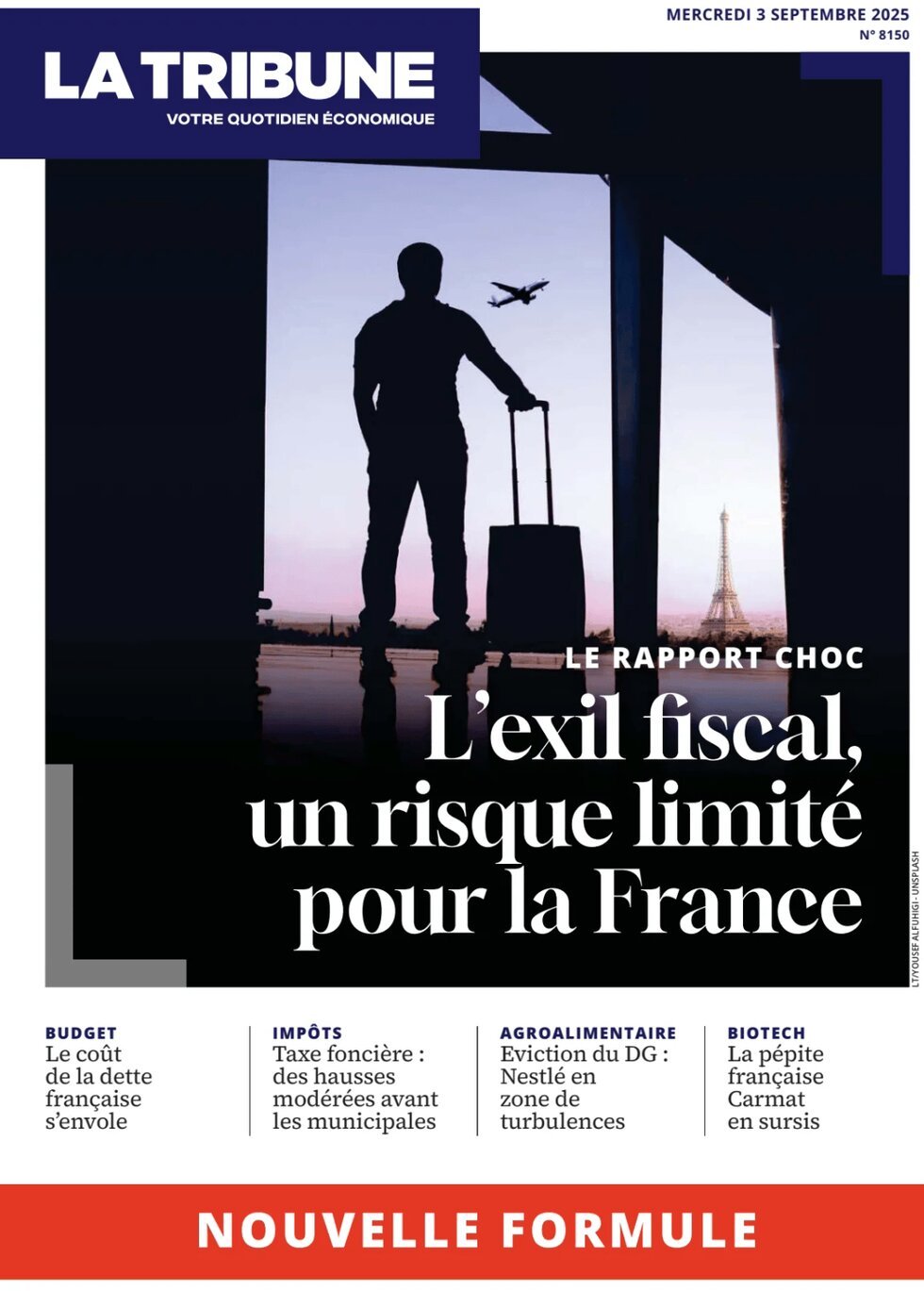 anteprima della prima pagina di La Tribune